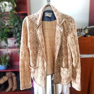 Anthropologie Knit Blazer